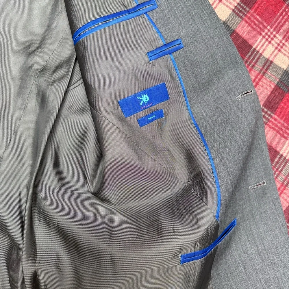 Egara Wool Slim Fit Blazer